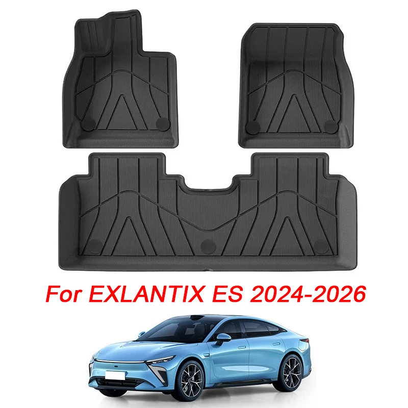 Car Floor Mats for EXLANTIX ES 2026 2025 2024 Trunk Mats Cargo Liner Protector Waterproof Non-slip Foot Pad Carpet Kits