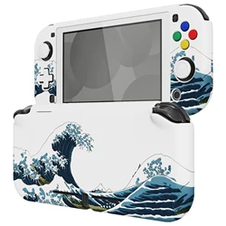 PlayVital Protective Hard Case for Nintendo Switch Lite W/Screen Protector & Thumb Grips - The Great Wave