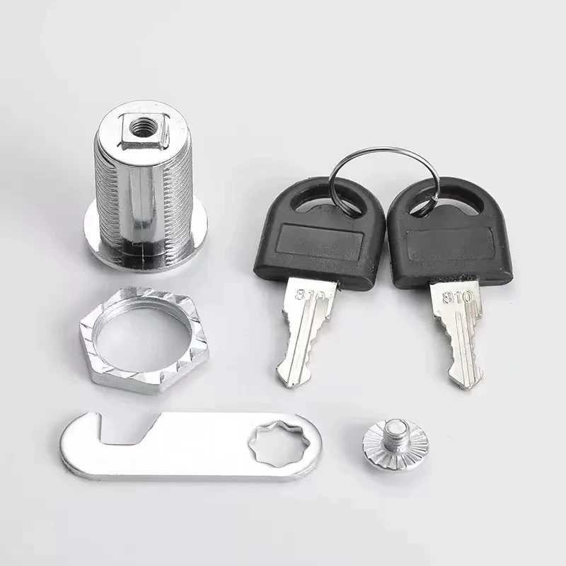 Zinc Alloy File Cabinet Lock - Desk Storage Lock Cabinet Door Mailbox & Gate Keyless Security for Home & Office