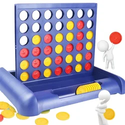 Pieghevole Connect 4 In A Line gioco da tavolo Classic Party Chess Family Toy Early Educational Puzzle bambini Thinking Training Gifts