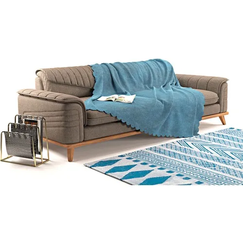 Blue Non-Slip Polyester Seat Cover | Sofa Throw