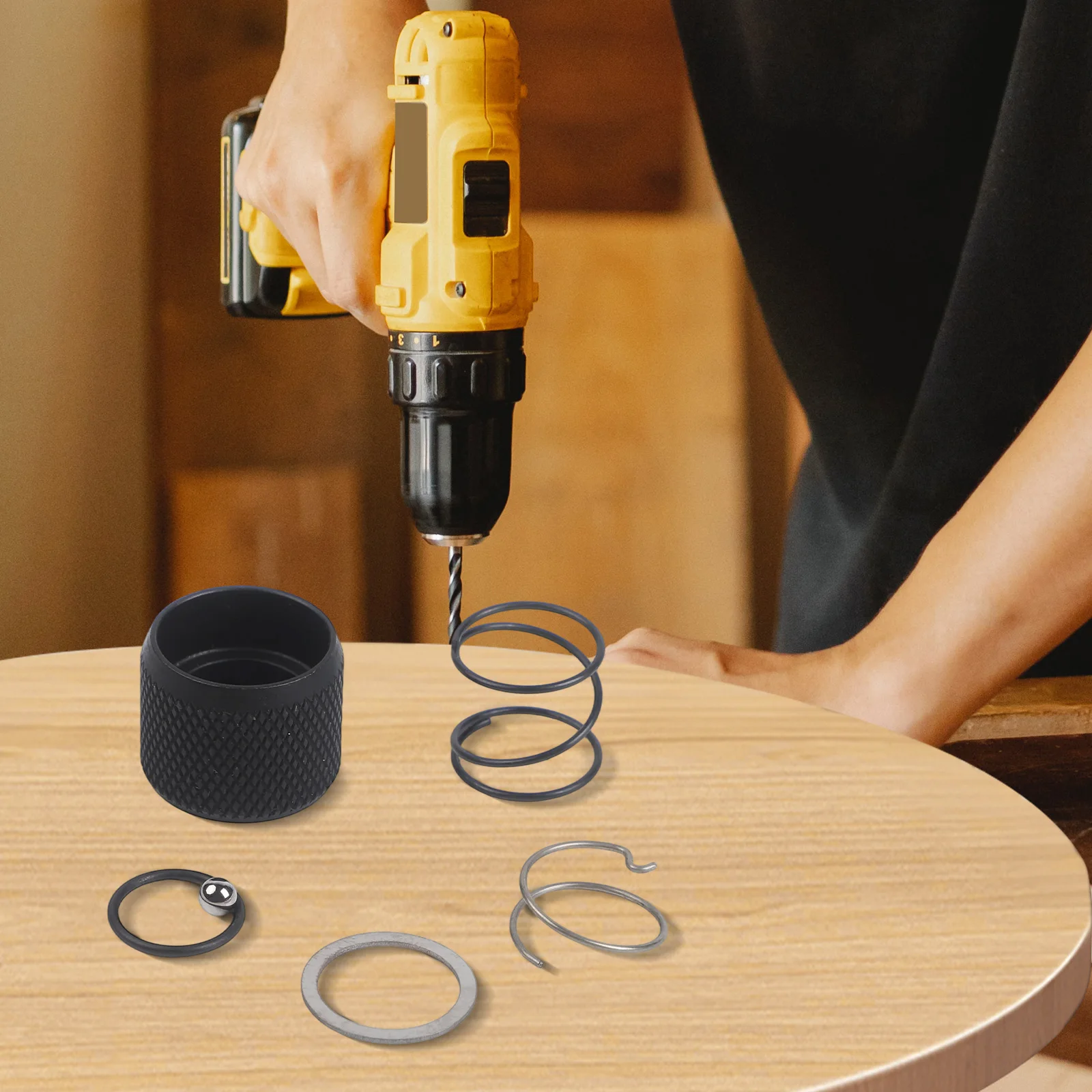 For Impact Driver Bit Holder Chuck Repair Kit for Models DCF885L2 DCF885M2 DCF886 Includes Metal Springs Steel Washers and Balls