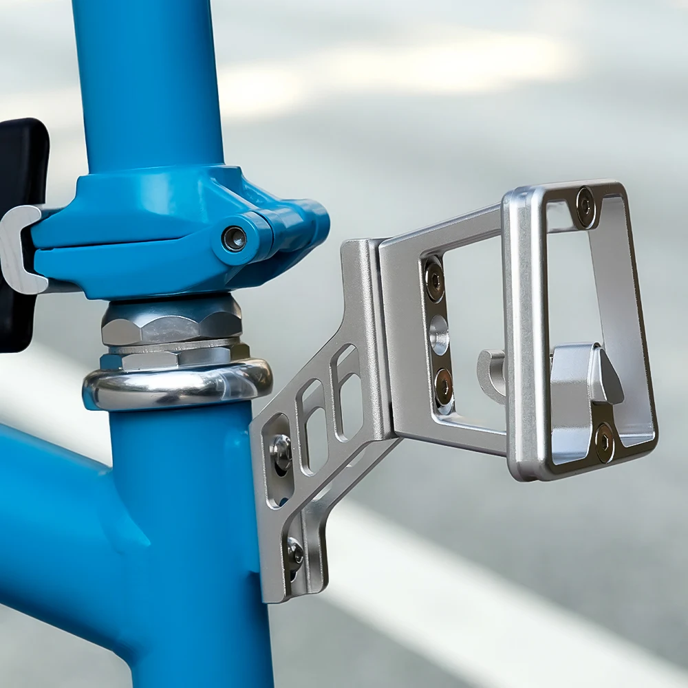 Folding Bike Front Rack Riser Bracket Pig Nose Rack For Dahon For Brompton Cycling Parts Accessories