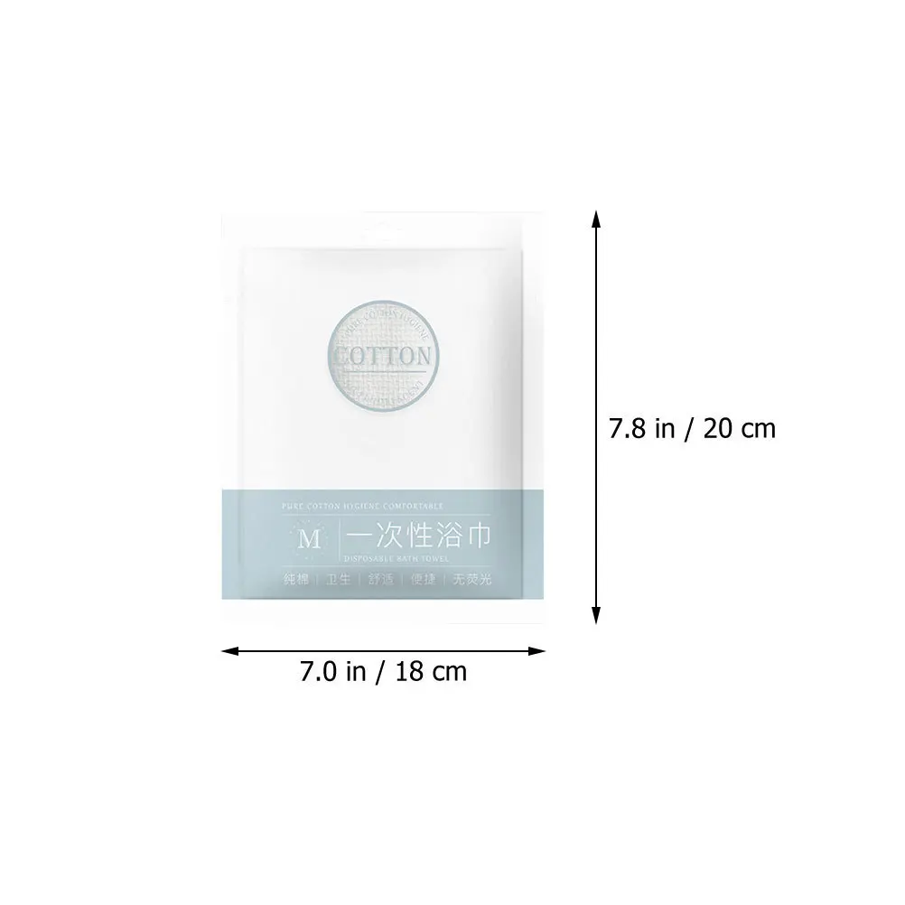 3 قطعة منشفة استحمام محمولة صحية للاستعمال مرة واحدة لصالونات الفندق والتخييم والسفر ملحقات حمام أساسية #6