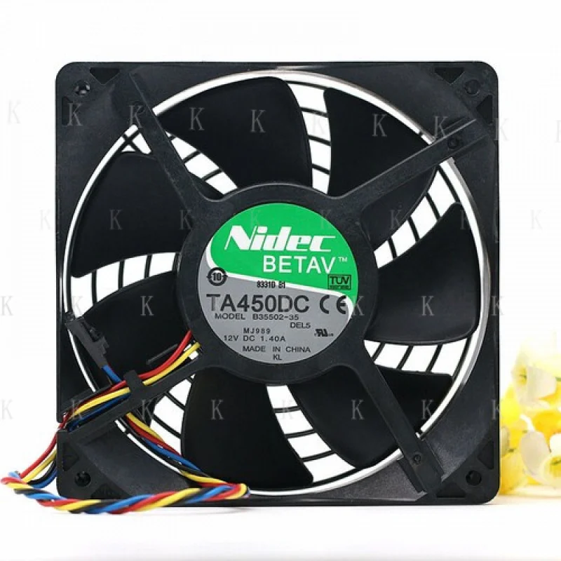 

C 1pcs FOR NIDEC B35502-35 1.40A 12038 12V Fan PWM Speed Control Cooling Fan