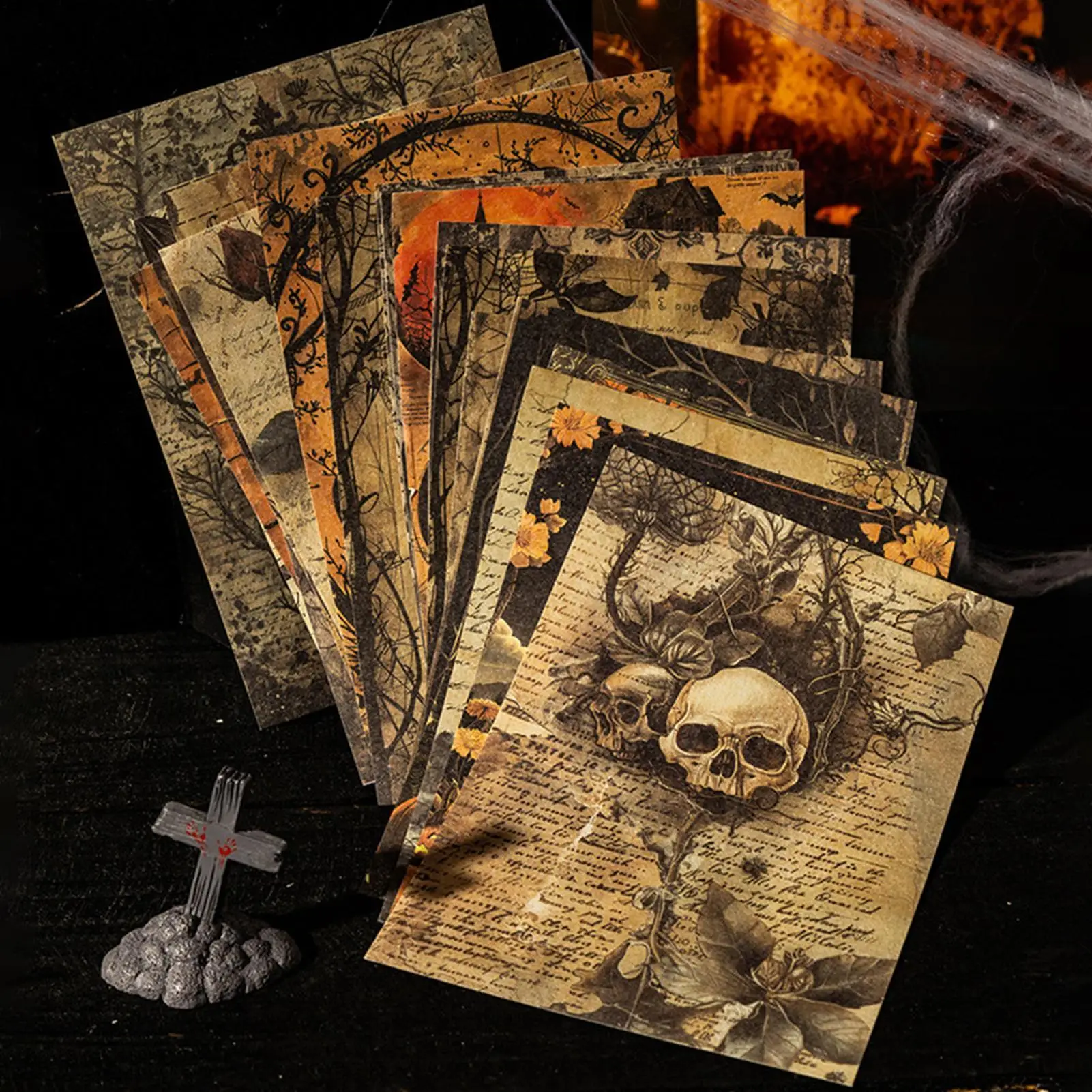 Halloween Stickers Halloween Sticker Pack Ghost Theme Adhesive Decals for Computer Wall Journaling Motorcycle Party Favors Water
