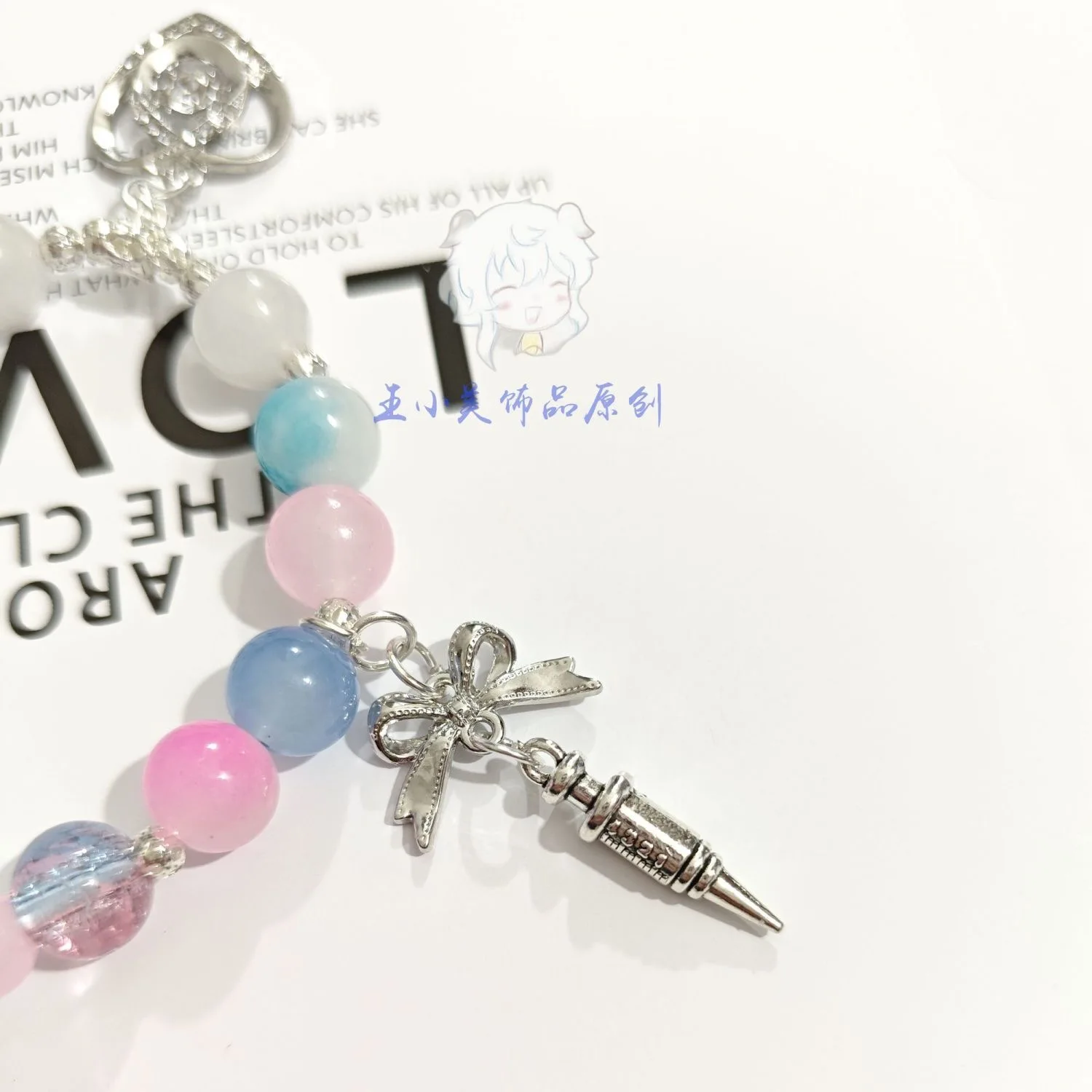 Genshin Impact Sigewinne Cosplay Bracelets Handmade Unisex Beads Anime Game Jewelry Accessories Gifts Free Shipping Item