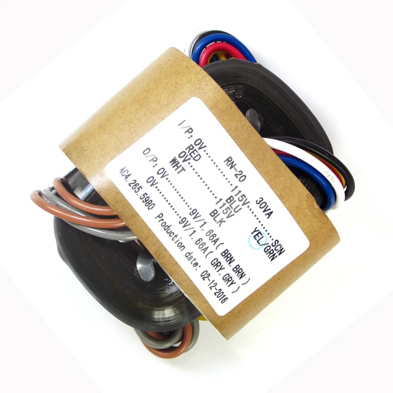 BAHOD 30w 9v*2 R Type Transformator voor HIFI Versterker Audio Accessoires