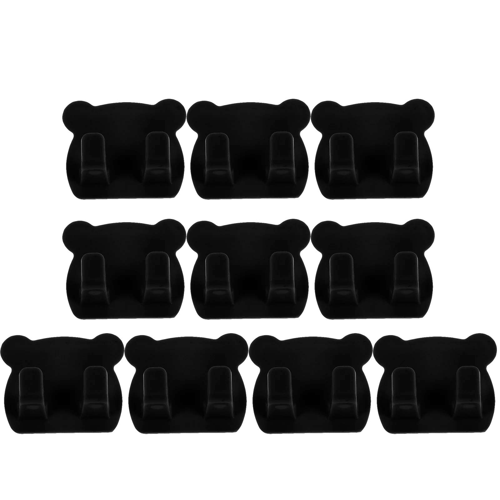 

10 Pcs Shaver Storage Rack Hooks for Shower Wall Ordinary Decorative Coat Hangers
