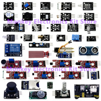 45 Kinds in 1 Sensors Modules Starter Kit For Arduino Raspberry Pi , Better Than 37 Kinds in 1 KIT With Box DIY KIT R3 MEGA2560
