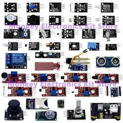 45 soorten in 1 sensoren modules starterkit voor Arduino Raspberry Pi, beter dan 37 soorten in 1 KIT met doos DIY KIT R3 MEGA2560