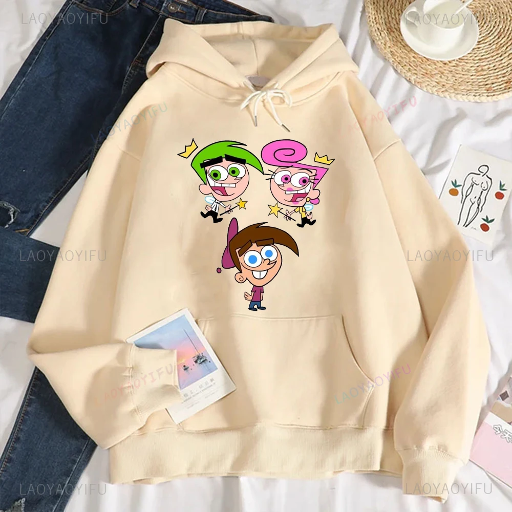 سترة بغطاء للرأس مطبوعة بنمط الإبداع من The Fairly Oddparents للنادي الاجتماعي كاجوال للارتداء اليومي والنزهات غير الرسمية #1