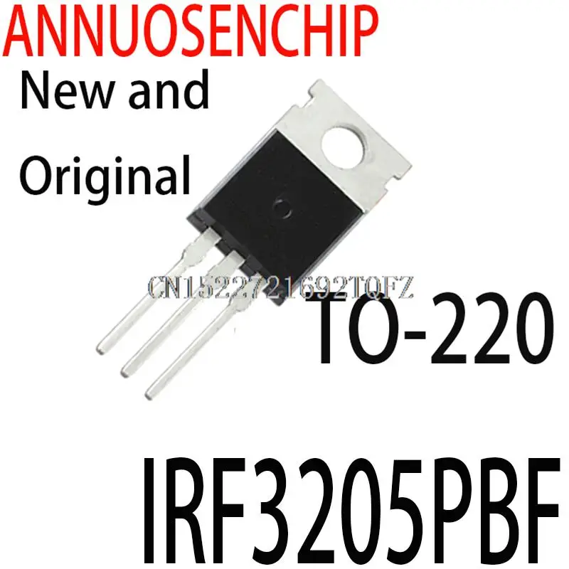 10PCS New and Original IRF3205 3205  TO-220 55V 98A 8mOhm IRF3205PBF