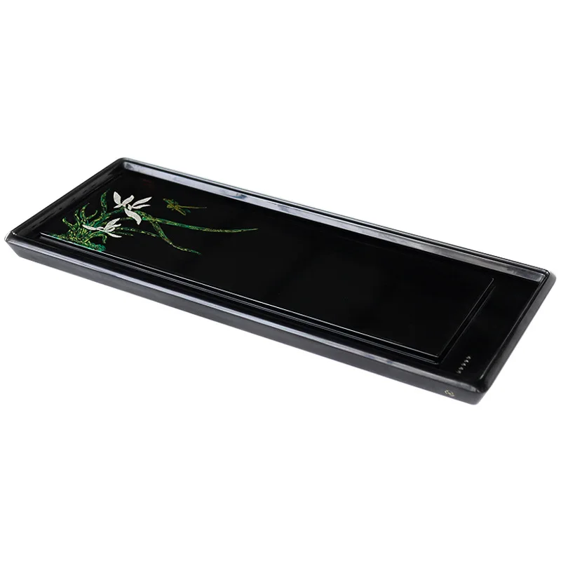 Light luxury lacquered bakelite tea tray, simple and elegant dry brewing table, traditional Chinese style new Chinese tea tray