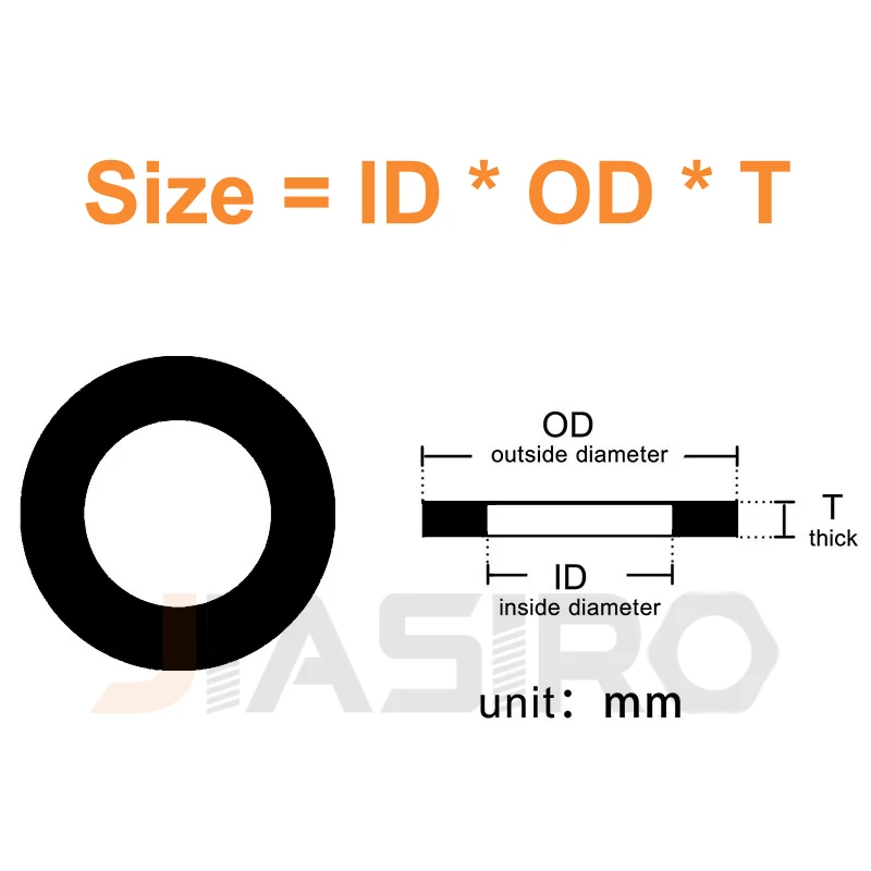 M2 M2.5 M3 M4 M5 M6 M8 M10 Plastic Nylon Ultrathin Washer Black White Flat Ring Seal Washers Gasket Thickness 0.3/0.5/0.8mm