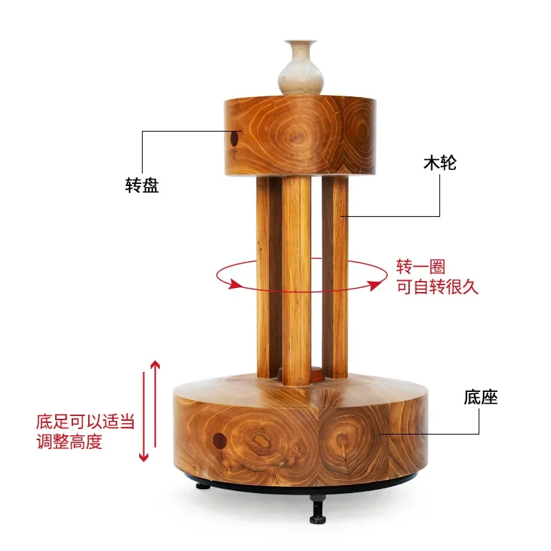 Tools Slow Wheel Drawing Machine Pottery Peg Drawing Machine Imported Solid Wood Pure Handmade