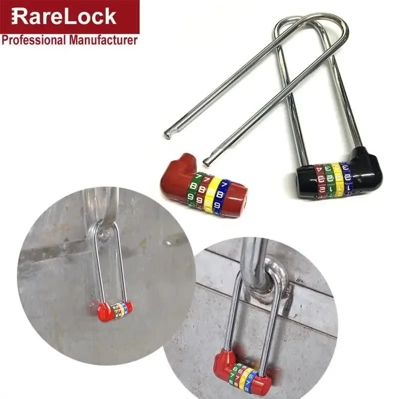 Color Combination Padlock Code Lock for Cabinet Door Bicycle Motorcycle Car-styling Cupboard DIY Rarelock i