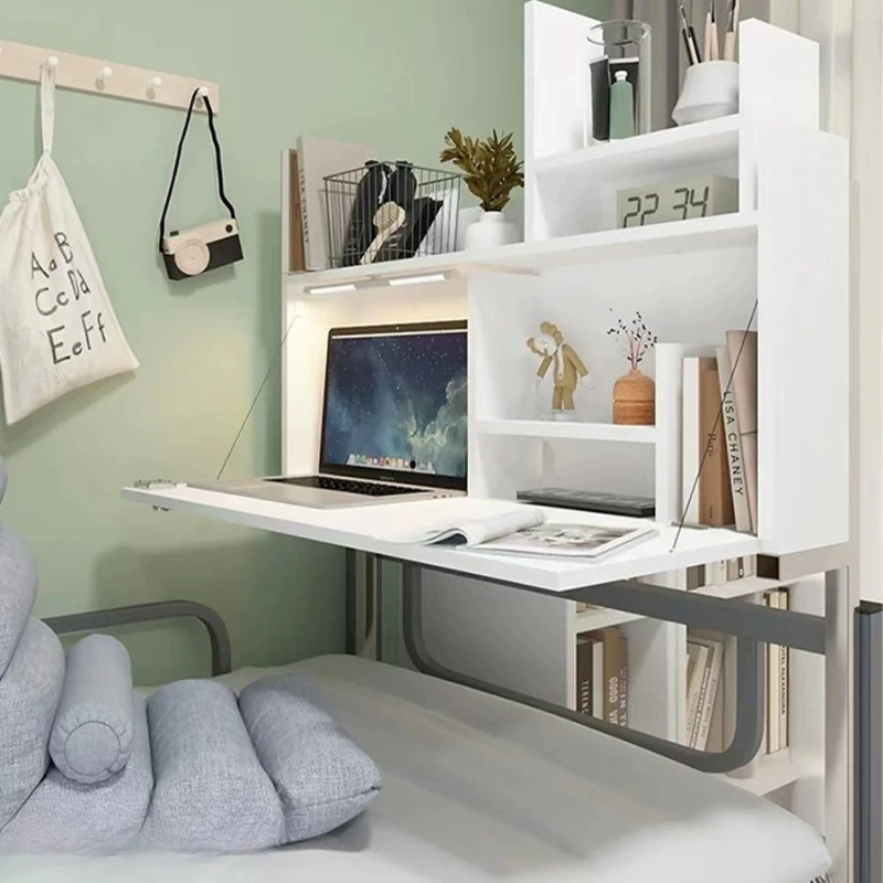 

Hanging computer table on the bed, bunk top and bottom, small table, multi-functional lazy table