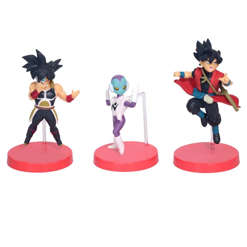 6Pcs/1Set Dragon Ball Son Goku Figure WCF 7 TH ANNIVERSARY Note Towa Super Saiyan Torankusu Set Toy Doll Action Figure Collect