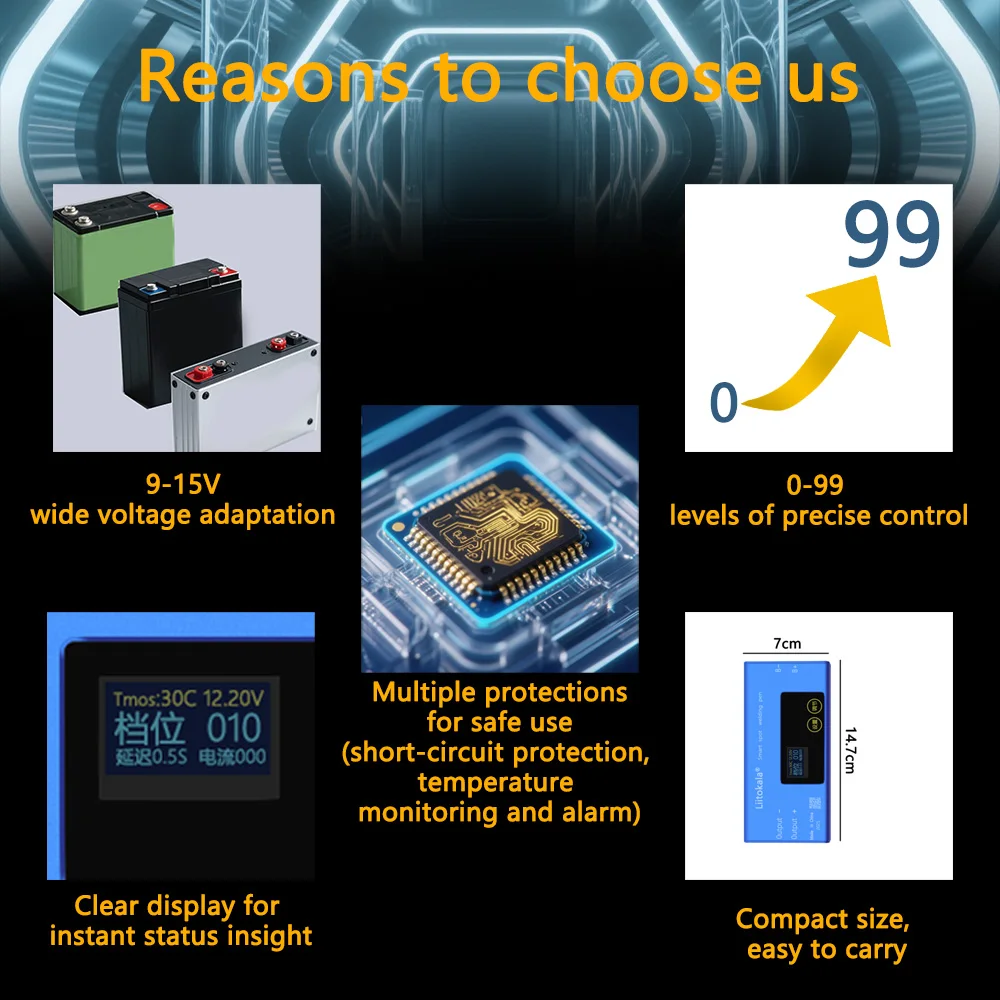 LiitoKala 12V Mini Spot Welder Kit DIY Automat 18650 Battery Pack Welding Portable Spot Welding Machine Pen For 0.1MM Nickel