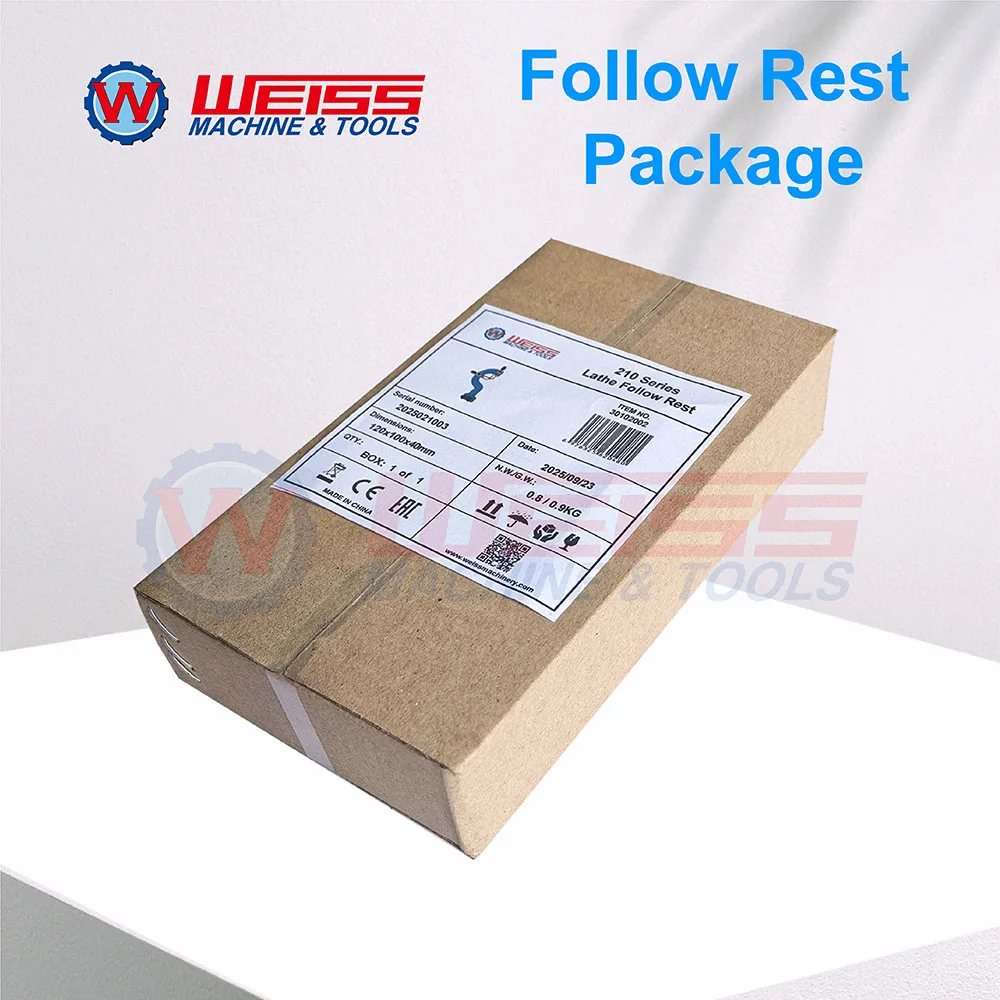 WEISS 210 시리즈 선반 스테디 레스트 및 팔로우 레스트 정밀 가공 및 금속 가공용