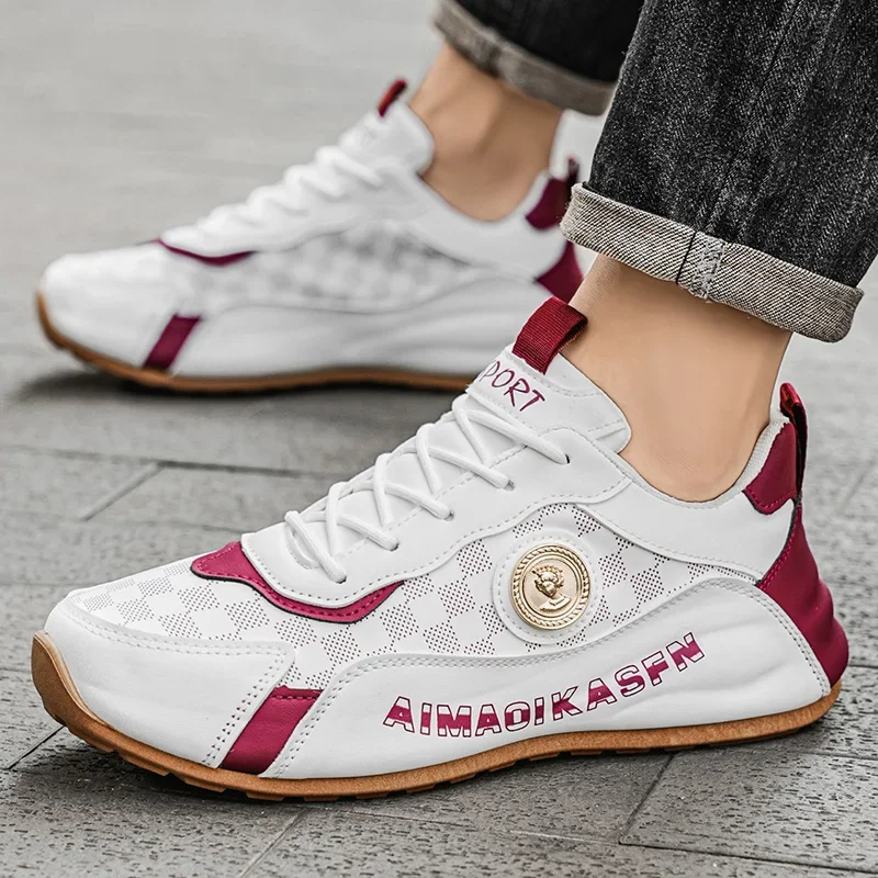 أحذية رياضية كاجوال خفيفة الوزن بنعال سميكة ومعالجات ناعمة - أحذية عصرية متعددة الاستخدامات وتعزز الارتفاع للرجال