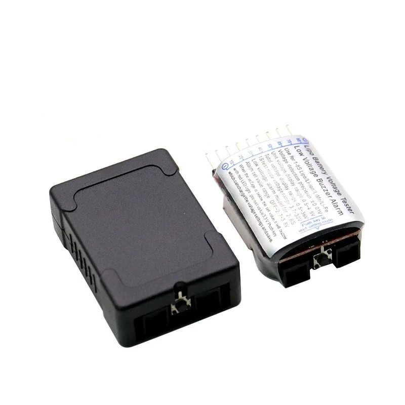 Probador de Voltaje de Batería Lipo BX100 1-8S/ Alarma de Bajo Voltaje/ Verificador de Voltaje de Batería con Altavoces Dobles para Batería Lipo Rc