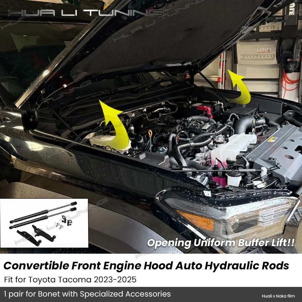 

For Toyota Tacoma 2023-2025 Auto-Lift Assist Front Engine Hood Damper German Strech Hydraulic Struts Auto Accessories