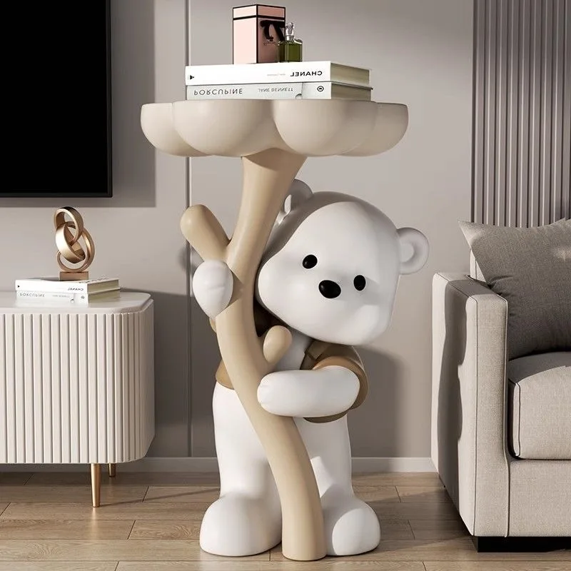 باقة الدب طاولة القهوة غرفة المعيشة الديكور أرضية كبيرة الراقية خزانة التلفزيون أريكة طاولة جانبية #1