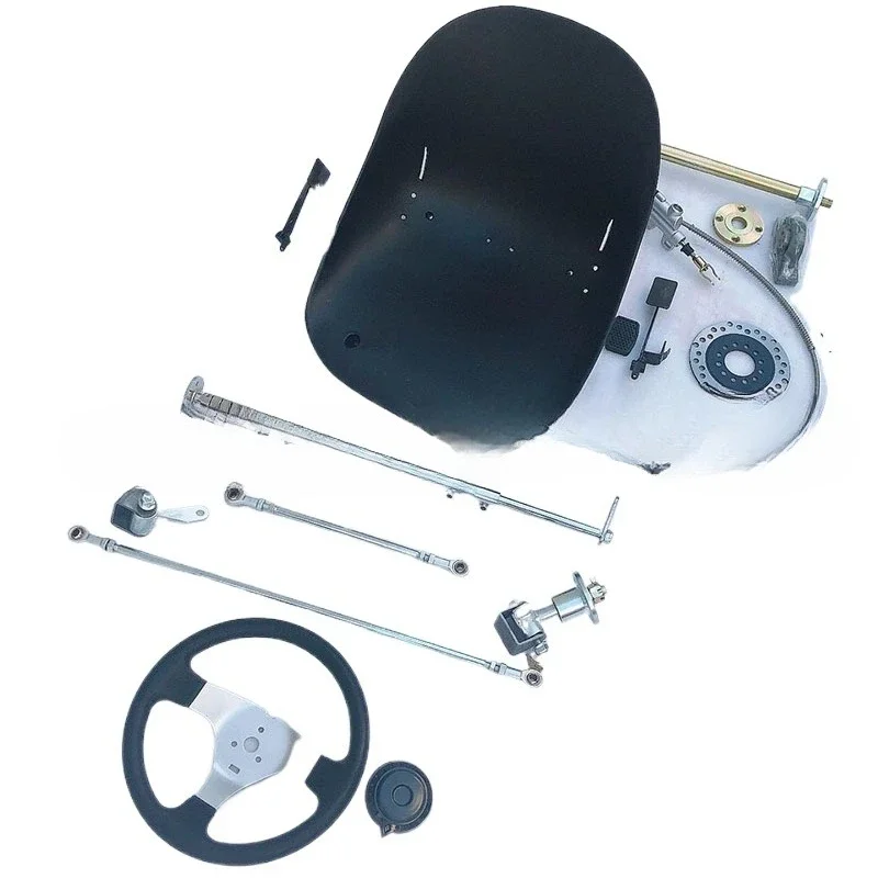 

Kart accessories modified site drift, four-wheel front suspension rear axle rear axle brake tire seat steering