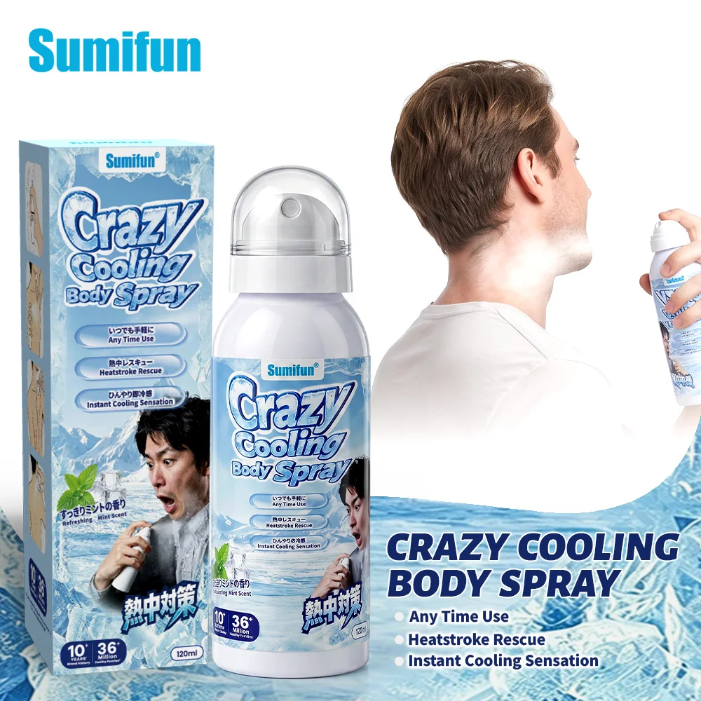 10/20Pcs Summer Cooling Spray Body Health Care