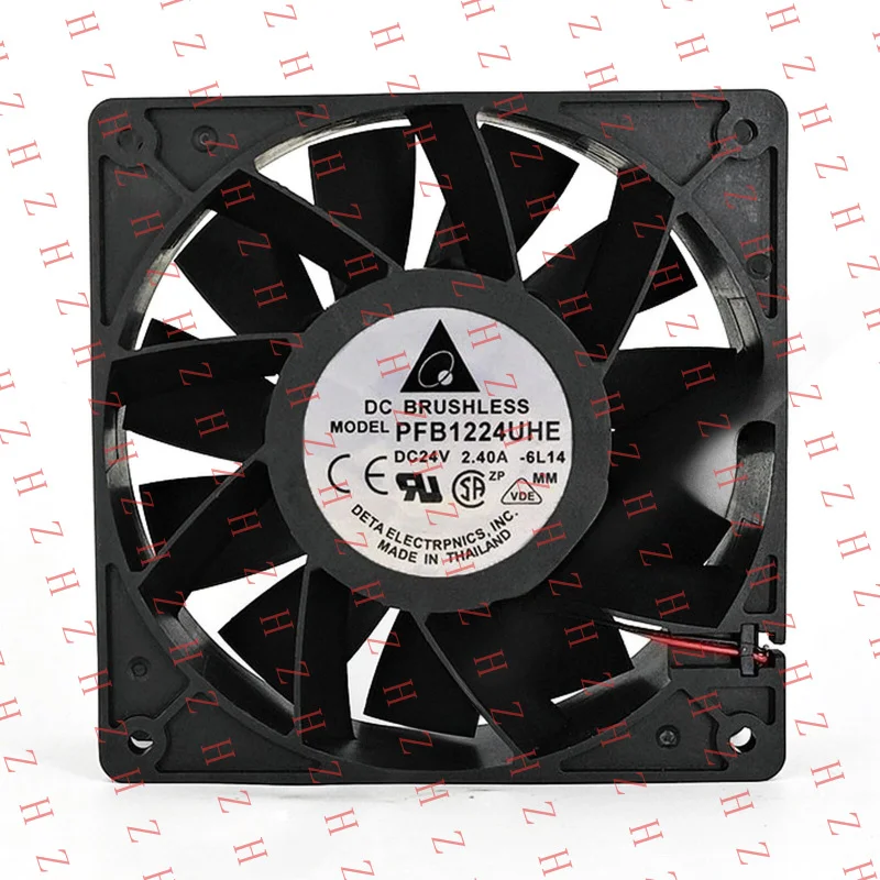 

P+ 1 шт. Новый вентилятор охлаждения Delta PFB1224UHE DC24V 2.40A 12CM 5500RPM 2-проводной для автоматических систем