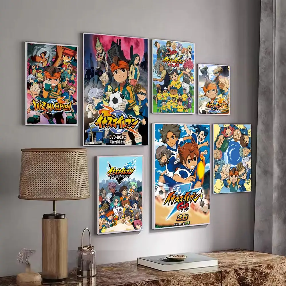 Soccer Sports Anime I-Inazuma E-Eleven Poster Wall Art Print Sticker for Bedroom Living Room Dorm Office Modern Home Decor