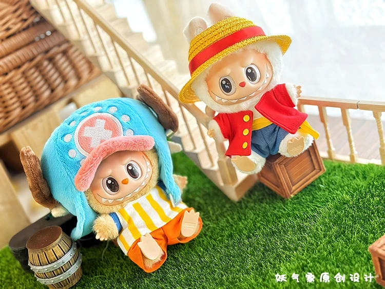 Per V1v2v3 Labubu Vestiti Alla Moda Gioca Vestiti Del Bambino Fai Da Te Accessori Fatti A Mano Set Cappelli Vestiti Pantaloni Regali Per I Bambini Giocattoli bambola