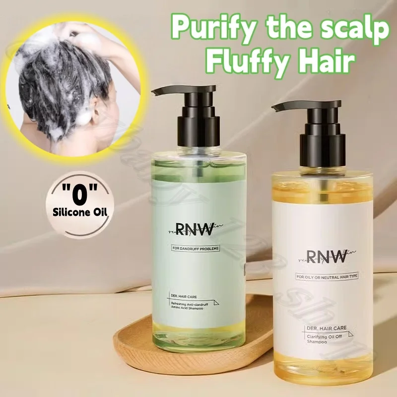 RNW Amino Acid Fluffy Shampoo Refreshing Fragrance Moisturizing Oil Control Softness Improving Dry Hair 300ml