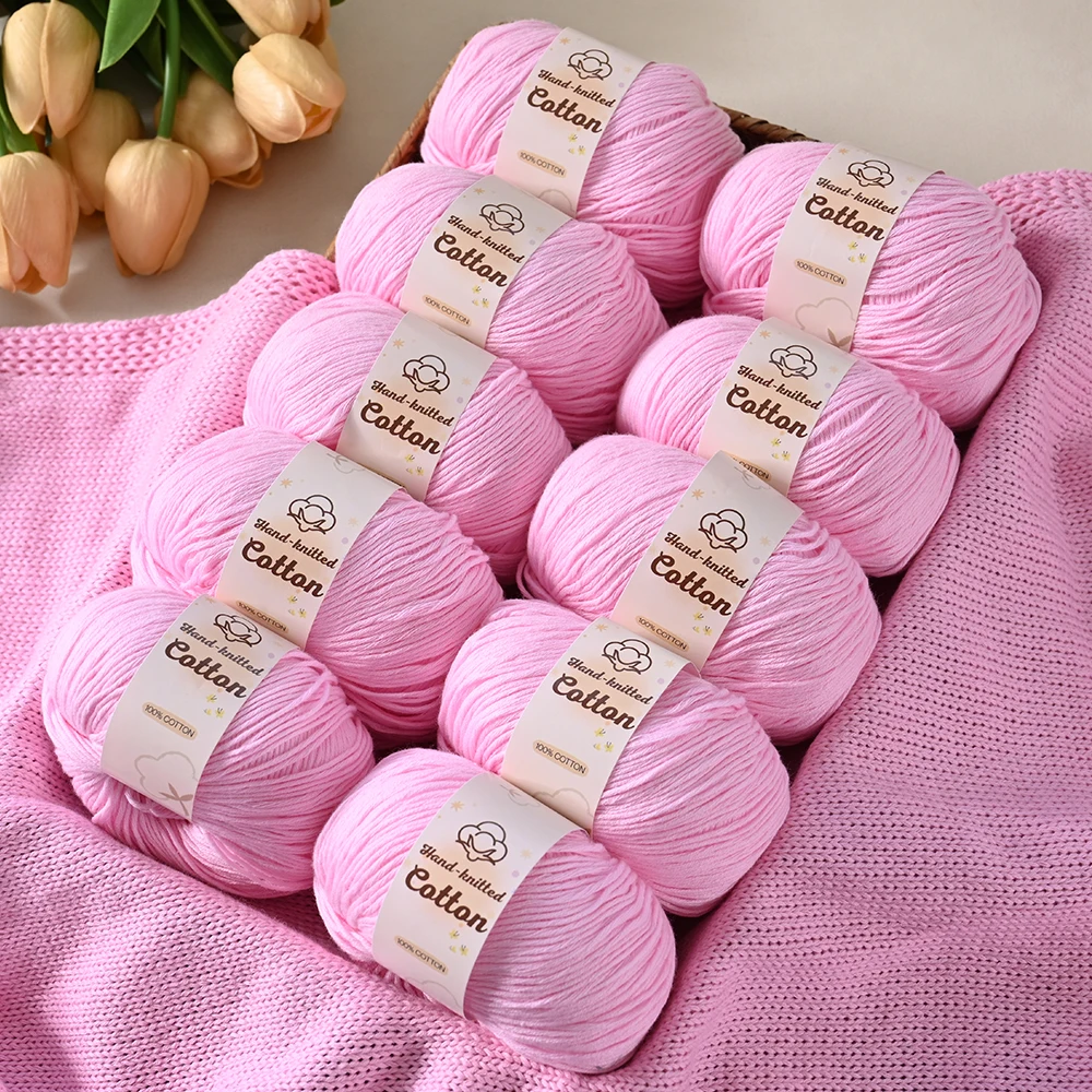 10 كرات من خيوط القطن النقي 50 - مراجعة Baby Clothing Crochet وسعره