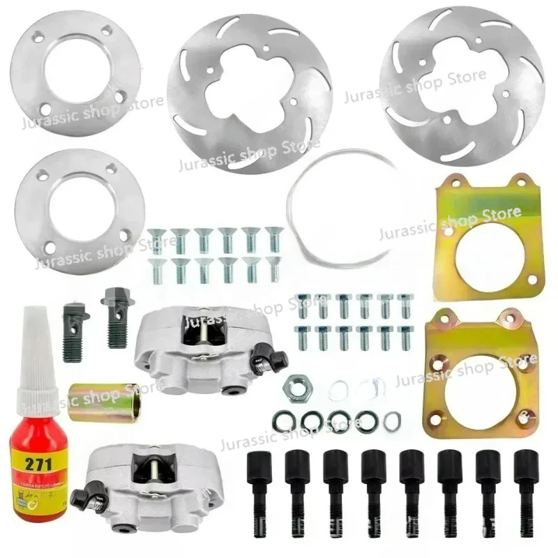 

1Set Front Disc Conversion for 300 Rancher 350 Foreman 400 450 Rubicon 500 Rincon 650 TRX 300 350 450 500