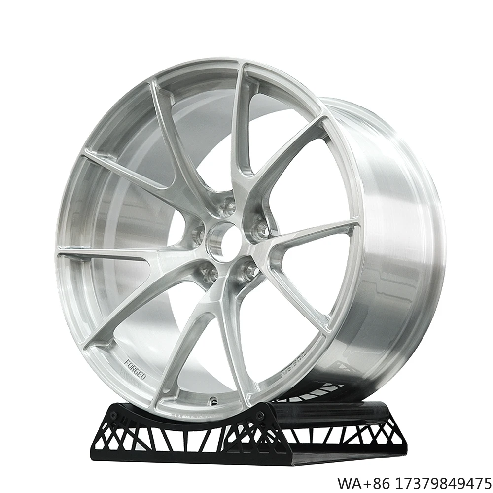 

KE VS-5RS Brushed Silver Forged Wheels 18-22" 5x120/5x114.3 Deep Concave 1-Piece Alloy Rims Fit for BMW M3 M4 Tesla Mustang