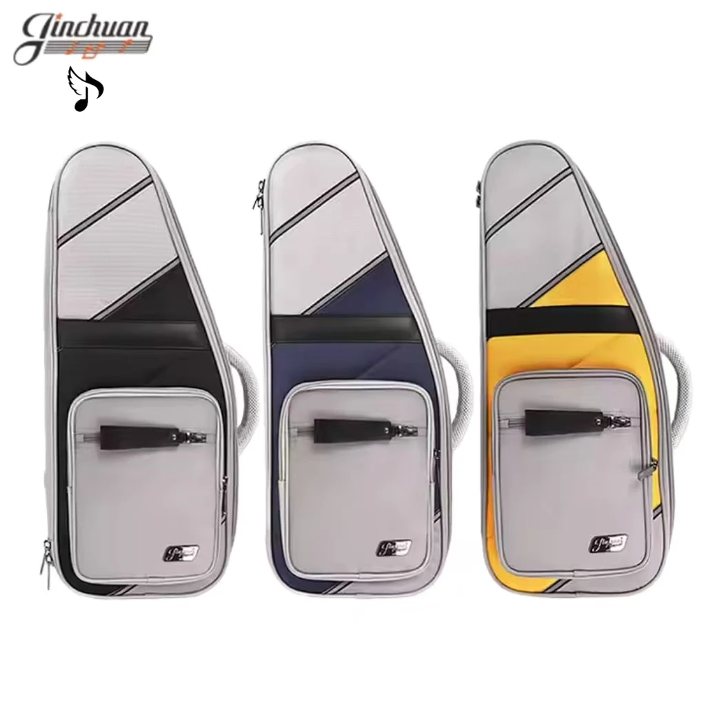 

Ultra-Strong Durable Alto Saxophone Backpack Fashionable EVA Oxford Fabric On-The-Go Instrument Bag & Case