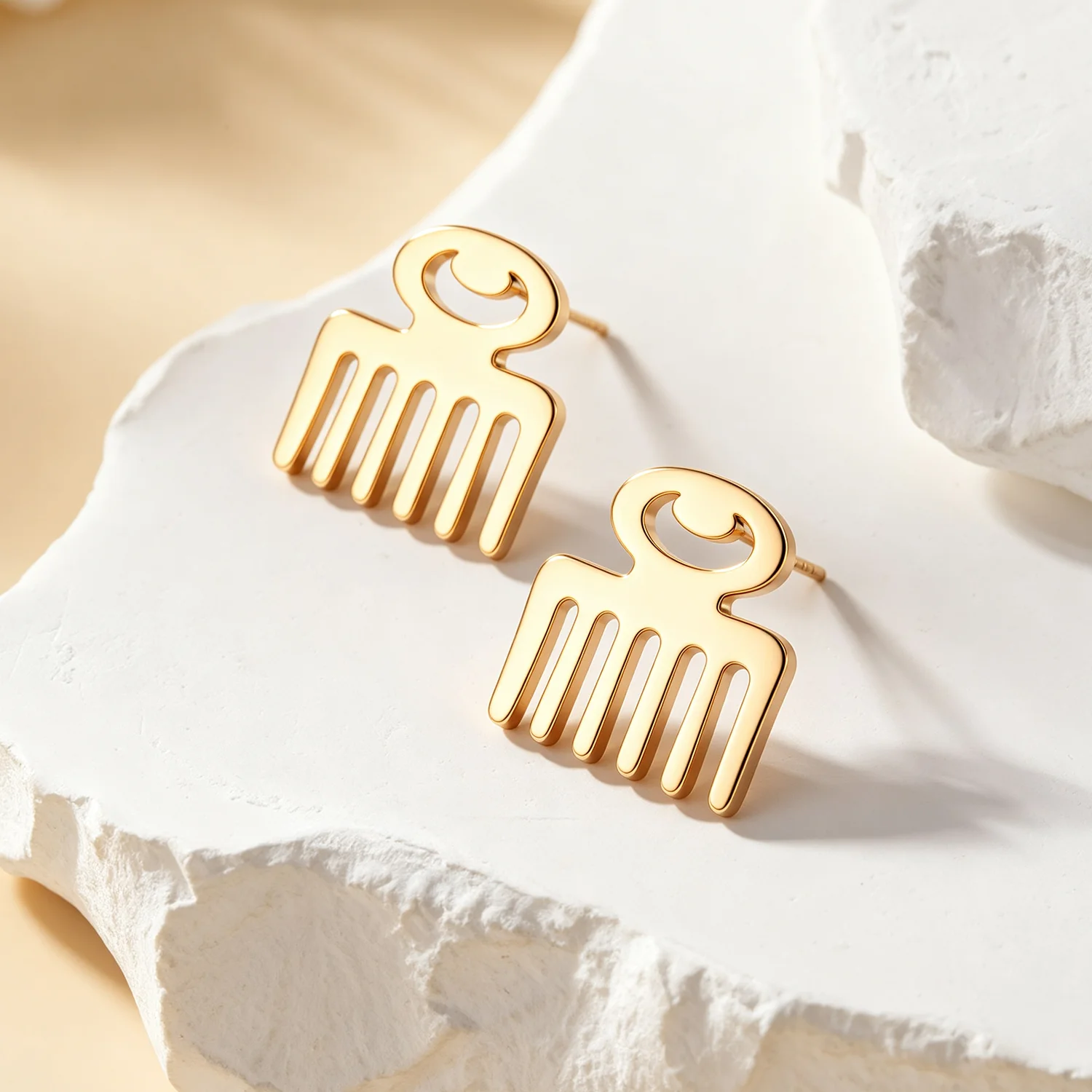 Custom African Symbols Charms Earrings Stainless Steel Adinkra Gye Nyame Drop Earring Ethnic Jewelry For Women Gifts Ghanaian