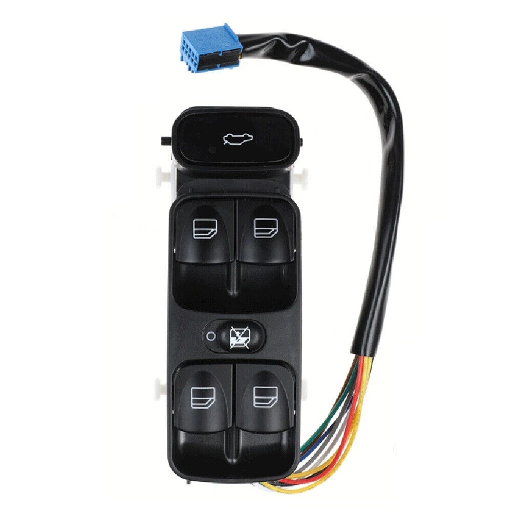 /Black /Power /Switch For Mercedes C230 C240 C320 W203 A2038200110 Front Left Driver Side Control Replacement Part