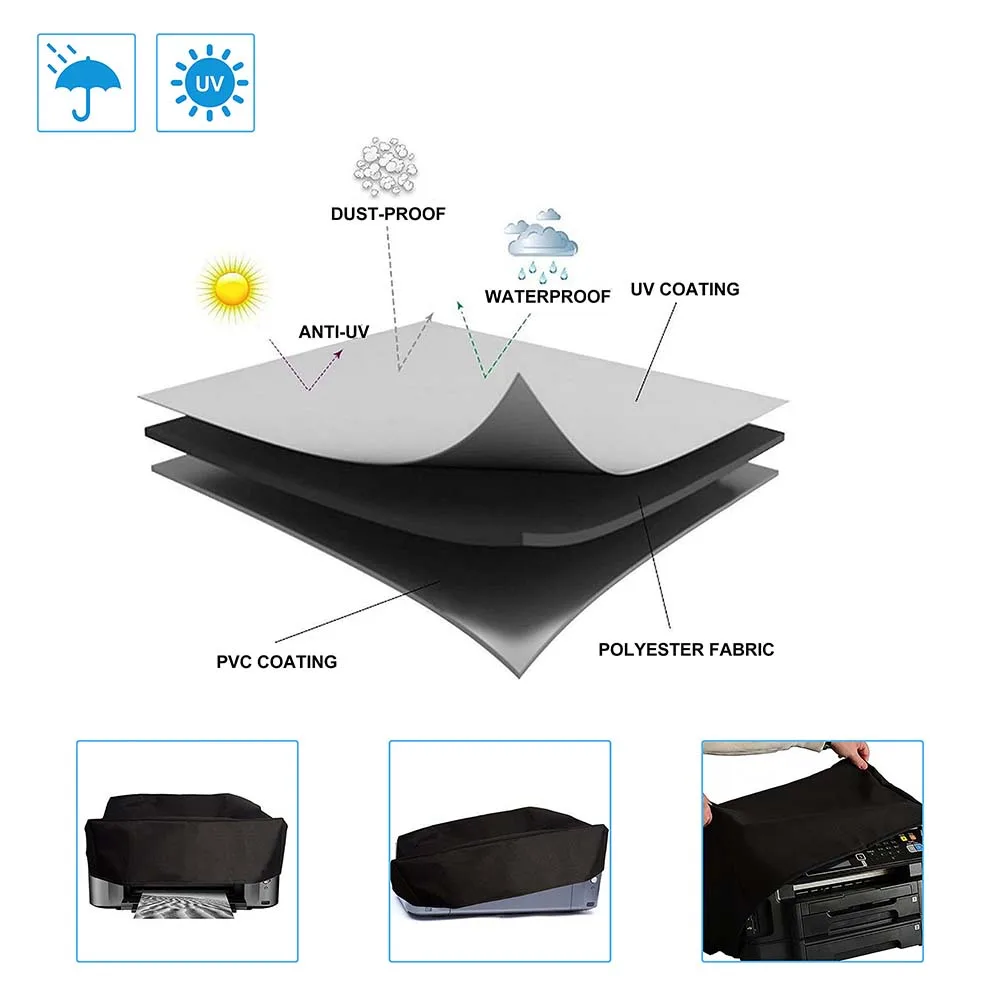 Washable Home Office Printer Dust Cover Protection Dustproof and Waterproof 3D Printer Covers Chair Table Storage Bag