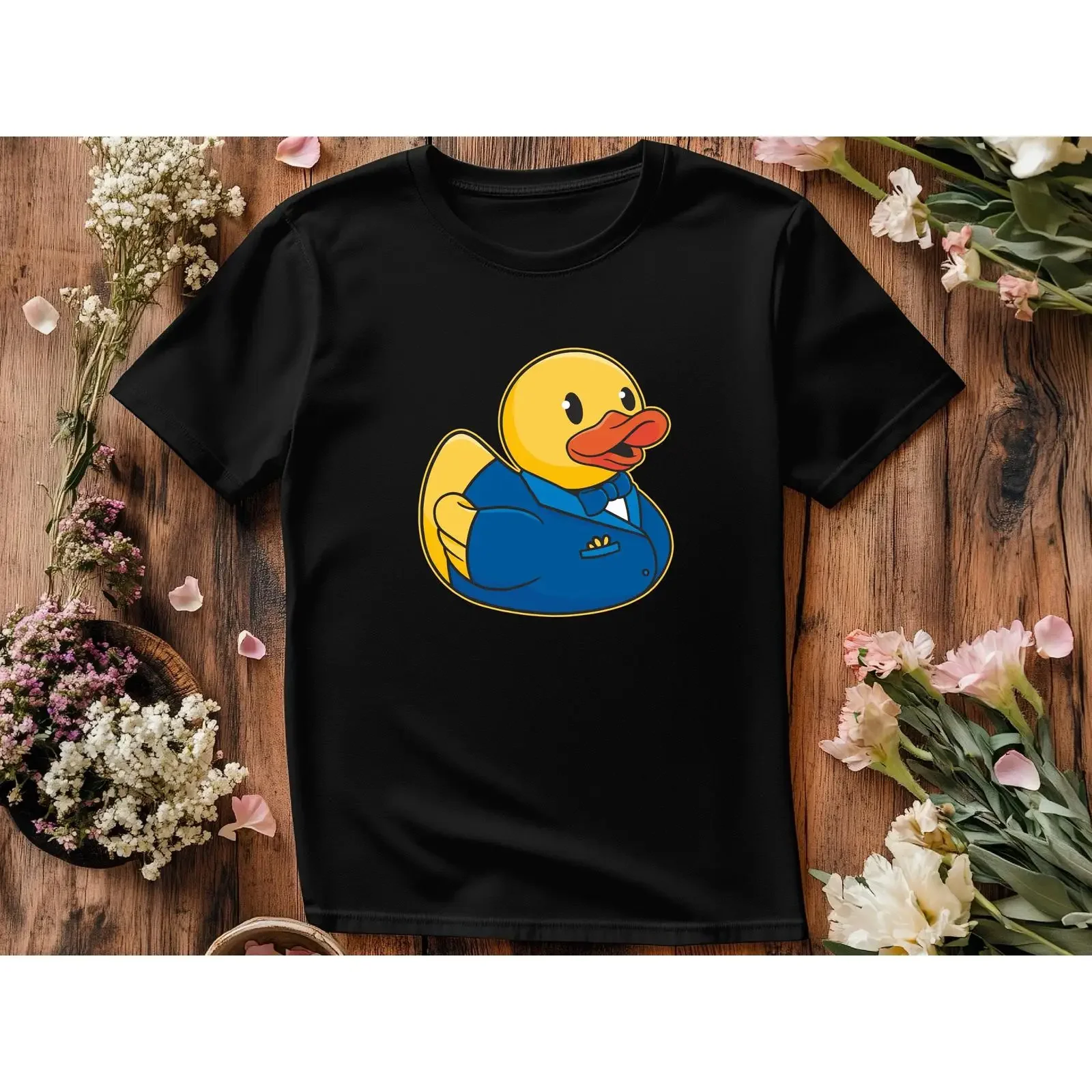 Funny Groom Rubber Duck T Shirt Stag Bachelor Party Squad Wedding Humor Quirky OutfiT vintage Washed homme Casual