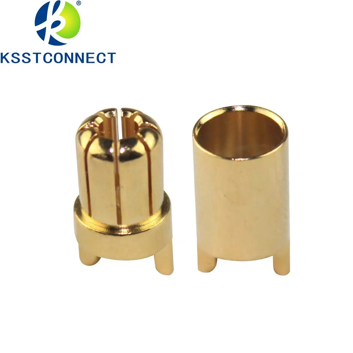 GC6510 10pairs/lot  High Quality 6.5mm Gold Plated Bullet Connector Banana Plug Male + Female for RC Motor ESC Parts