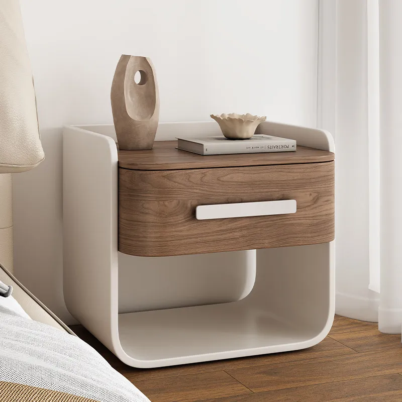 Trendy Aesthetic Nightstand Luxury Modern Nordic Storage Vintage Nightstand Display Muebles Para Dormitorio Bedroom Furniture