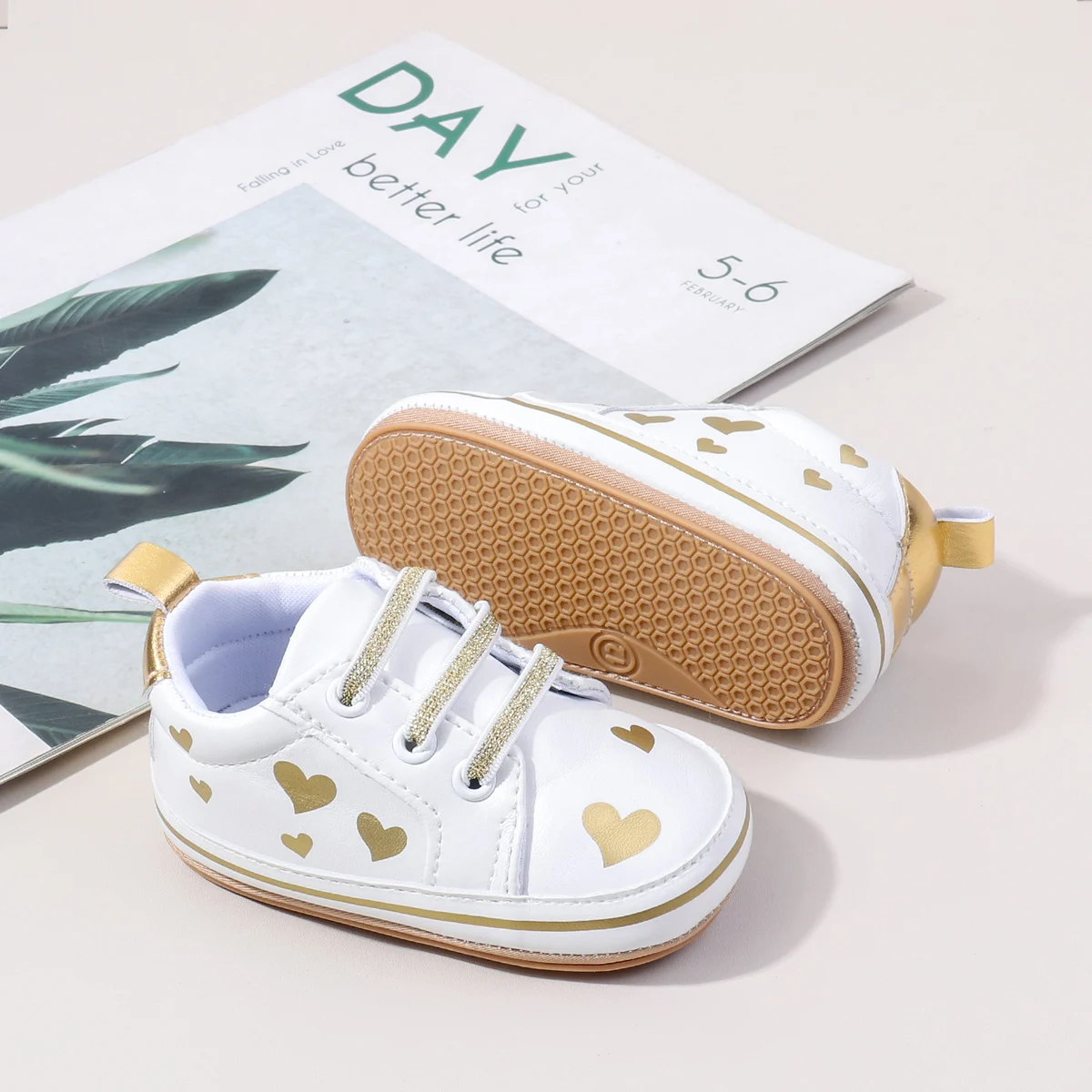 2025 الربيع والخريف طفل الفتيان والفتيات الأولى المشي السببية الرياضية نمط حذاء طفل صغير مع TPR وحيد BXC4238