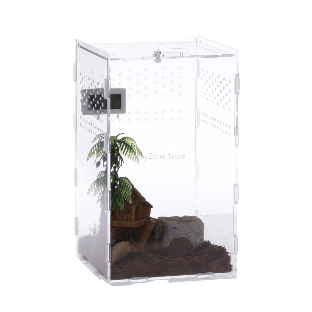 Modern Clear Acrylic Plastic Reptile Terrarium Cage For The Market