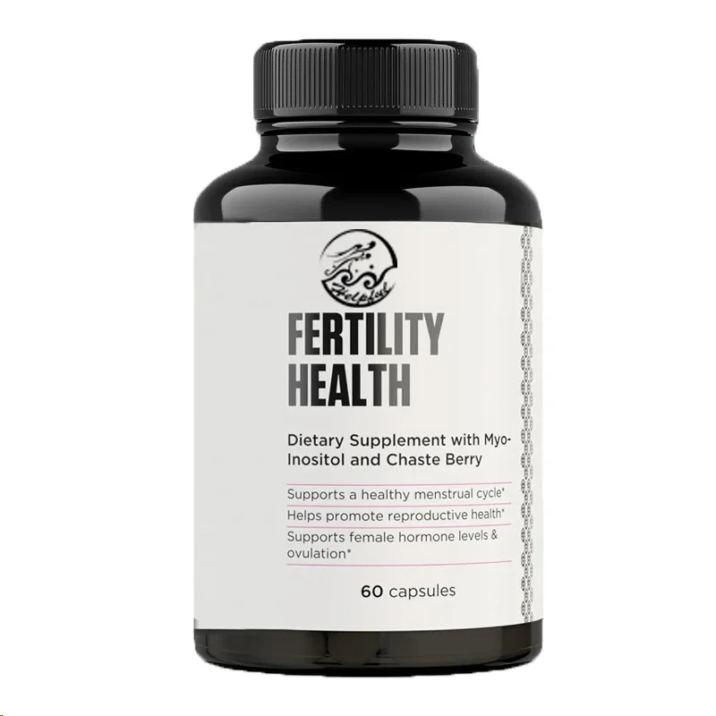 Circulatory regulation of ovulation, fertility support, hormone balance, ovarian health, inositol DIM folate 60 capsules