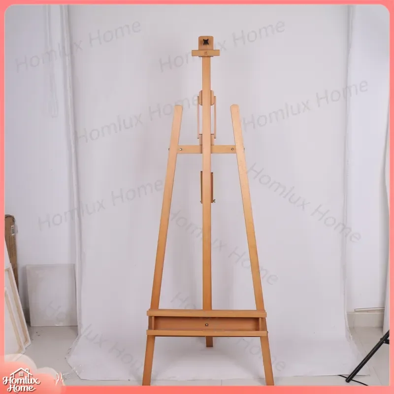 1.76 Meter Wooden Easel for Painting Art Studio Adjustable Beech Wood Easel for Artists Beginners Kids Adult Painting Stand