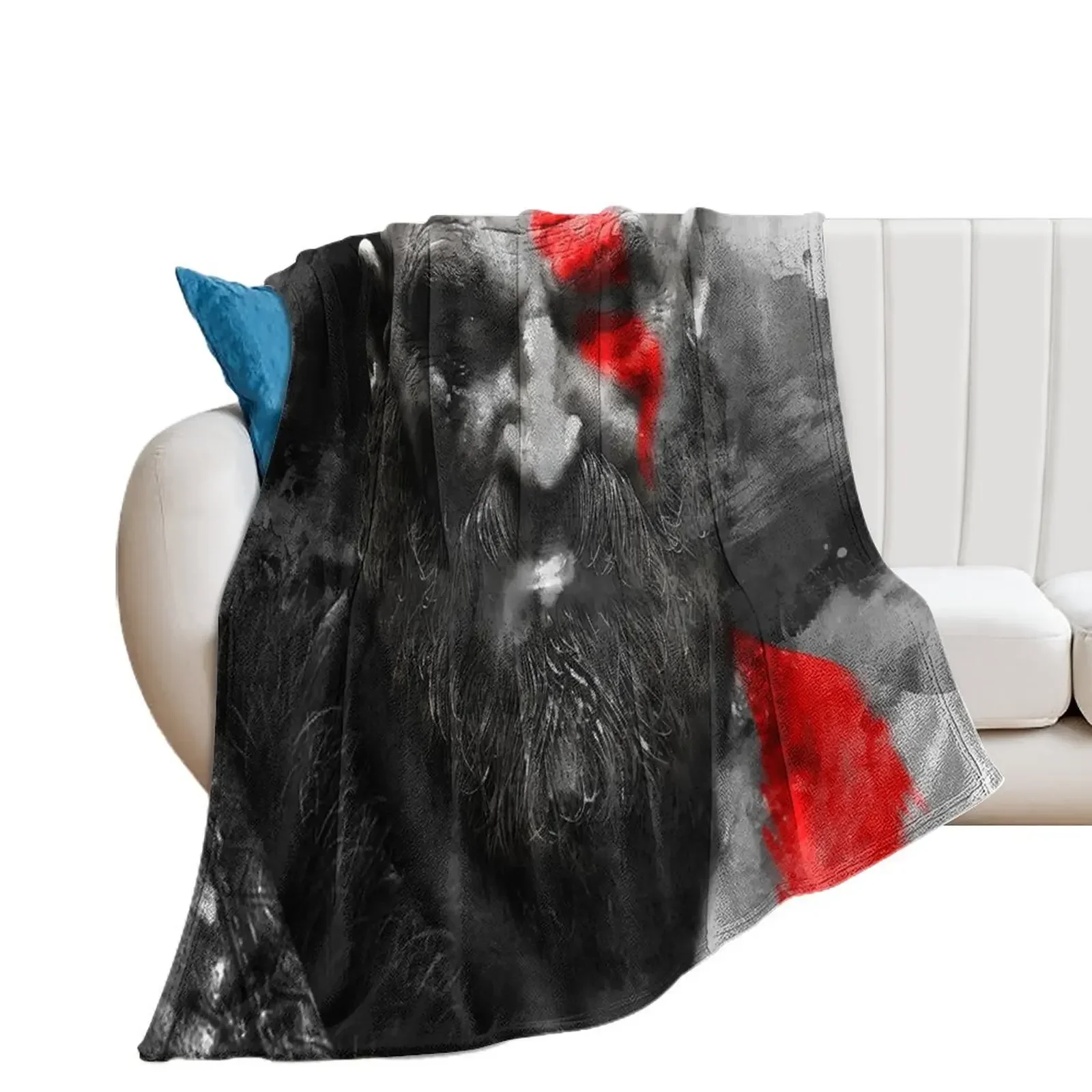 150 Kratos Paint Throw Blanket Fashion Sofas Comforter Blankets Sofas Of Decoration Blankets